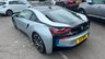 USED 2015 E BMW I8 Silver 1.5 7.1kWh Plug-in hybrid coupe, 49,050 miles, ULEZ compliant, Automatic 4WD, 20in alloys, HK audio, Sat nav, Camera, Cruise, 8.8in Display. This 2015 BMW i8 presents a remarkable opportunity with exceptionally low mileage for its age, having covered just 49,050 miles. This impressive plug in hybrid sports car features a 1.5 litre petrol engine and four wheel drive, meeting Euro 6 emission standards. It comes with a 3 month warranty for your peace of mind, and its MOT is valid until March 2027. Notable features include striking 20 inch BMW i Turbine Spoke Style 625 alloy wheels, a comprehensive Driving Assistant system, and eye catch