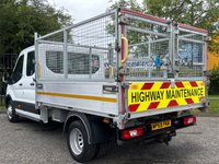 USED 2019 69 FORD TRANSIT 2.0 350 EcoBlue Leader Double Cab TIPPER [ CAGED REFUGE BODY ] RWD L3 Euro 6 (s/s) (130 ps) Stunning Throughout ,Light use ,Ex Council Authority