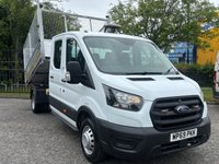 USED 2019 69 FORD TRANSIT 2.0 350 EcoBlue Leader Double Cab TIPPER [ CAGED REFUGE BODY ] RWD L3 Euro 6 (s/s) (130 ps) Stunning Throughout ,Light use ,Ex Council Authority