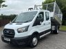 USED 2019 69 FORD TRANSIT 2.0 350 EcoBlue Leader Double Cab TIPPER [ CAGED REFUGE BODY ] RWD L3 Euro 6 (s/s) (130 ps) Stunning Throughout ,Light use ,Ex Council Authority