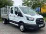 USED 2019 69 FORD TRANSIT 2.0 350 EcoBlue Leader Double Cab TIPPER [ CAGED REFUGE BODY ] RWD L3 Euro 6 (s/s) (130 ps) Stunning Throughout ,Light use ,Ex Council Authority