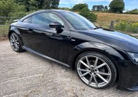 USED 2017 03 AUDI TT 2.0 TDI Black Edition Coupe 3dr Diesel S Tronic quattro Euro 6 (s/s) (184 ps) *** REAR SENSORS, CRUISE, 2 KEYS, FSH *** FINANCE AVAILABLE FROM 9.9% APR ***