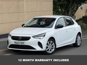 2022 VAUXHALL CORSA 1.2 Design Hatchback 5dr Petrol Manual Euro 6 (75 ps) £10995.00
