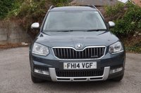 USED 2014 14 SKODA YETI 1.6 TDI GreenLine II Elegance Outdoor 5dr Diesel Manual Euro 5 (s/s) (105 ps) 2 Owners, FSH,Supplied with New Service & 12 Months MOT
