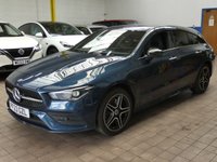 USED 2023 23 MERCEDES-BENZ CLA 1.3 CLA250e 15.6kWh AMG Line (Premium) Shooting Brake 5dr Petrol Plug-in Hybrid 8G-DCT Euro 6 (s/s) (218 ps) SAT NAV CARPLAY HEATED SEATS PART LEATHER INTERIOR PARKING CAMERA CRUISE CONTROL PARKING SENSORS 1 OWNER SERVICE HISTORY WARRANTY