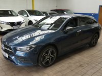 USED 2023 23 MERCEDES-BENZ CLA 1.3 CLA250e 15.6kWh AMG Line (Premium) Shooting Brake 5dr Petrol Plug-in Hybrid 8G-DCT Euro 6 (s/s) (218 ps) SAT NAV CARPLAY HEATED SEATS PART LEATHER INTERIOR PARKING CAMERA CRUISE CONTROL PARKING SENSORS 1 OWNER SERVICE HISTORY WARRANTY