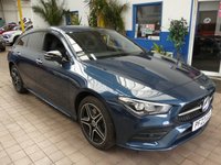 USED 2023 23 MERCEDES-BENZ CLA 1.3 CLA250e 15.6kWh AMG Line (Premium) Shooting Brake 5dr Petrol Plug-in Hybrid 8G-DCT Euro 6 (s/s) (218 ps) SAT NAV CARPLAY HEATED SEATS PART LEATHER INTERIOR PARKING CAMERA CRUISE CONTROL PARKING SENSORS 1 OWNER SERVICE HISTORY WARRANTY
