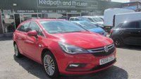 2016 VAUXHALL ASTRA 1.6 CDTi Elite Nav Sports Tourer 5dr Diesel Auto Euro 6 (136 ps) &pound;5695.00