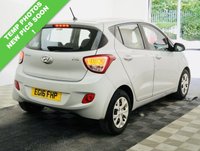 USED 2016 16 HYUNDAI I10 1.2 SE Hatchback 5dr Petrol Manual Euro 5 (87 ps) LOW INSURANCE GROUP 4, &pound;35 A YEAR ROAD TAX. COMBINED MPG OF 57.7. FRONT FOG LIGHTS. AIR CON. 4 X ELECTRIC WINDOWS. ELECTRIC MIRRORS. TWO TONE BLACK AND BLUE TRIM. REMOTE CENTRAL LOCKING WITH 2 KEYS