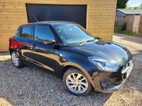 USED 2021 21 SUZUKI SWIFT 1.2 Dualjet MHEV SZ-T Hatchback 5dr Petrol Hybrid Manual Euro 6 (s/s) (83 ps) SUPER BLACK PEARL / BLACK CLOTH TRIM / AIRCON / ELECTRIC FRONT WINDOWS / AUTO LIGHTS / DAB TUNER / BLUETOOTH / USB / SMARTPHONE LINK / REAR PARKING CAMERA AND SENSORS / CRUISE CONTROL / 16"ALLOYS / SERVICE HISTORY