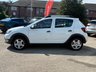 USED 2015 15 DACIA SANDERO STEPWAY 0.9 TCe Laureate Hatchback 5dr Petrol Manual Euro 5 (90 ps) Finished in GLACIER WHITE with Cloth Trim. This Dacia Sandero is an incredibly practical and budget-friendly crossover hatchback. The Laur&eacute;ate trim is a highly desirable premium trim. Features include, Sat Nav, Touch Screen, Rear Park Sensors, Radio, B/Tooth and much more. Dealer serviced at 16773 miles, 18756 miles, 27656 miles, 33419 miles, 39871 miles, 41242 miles, 43007 miles, and at 44804 miles.