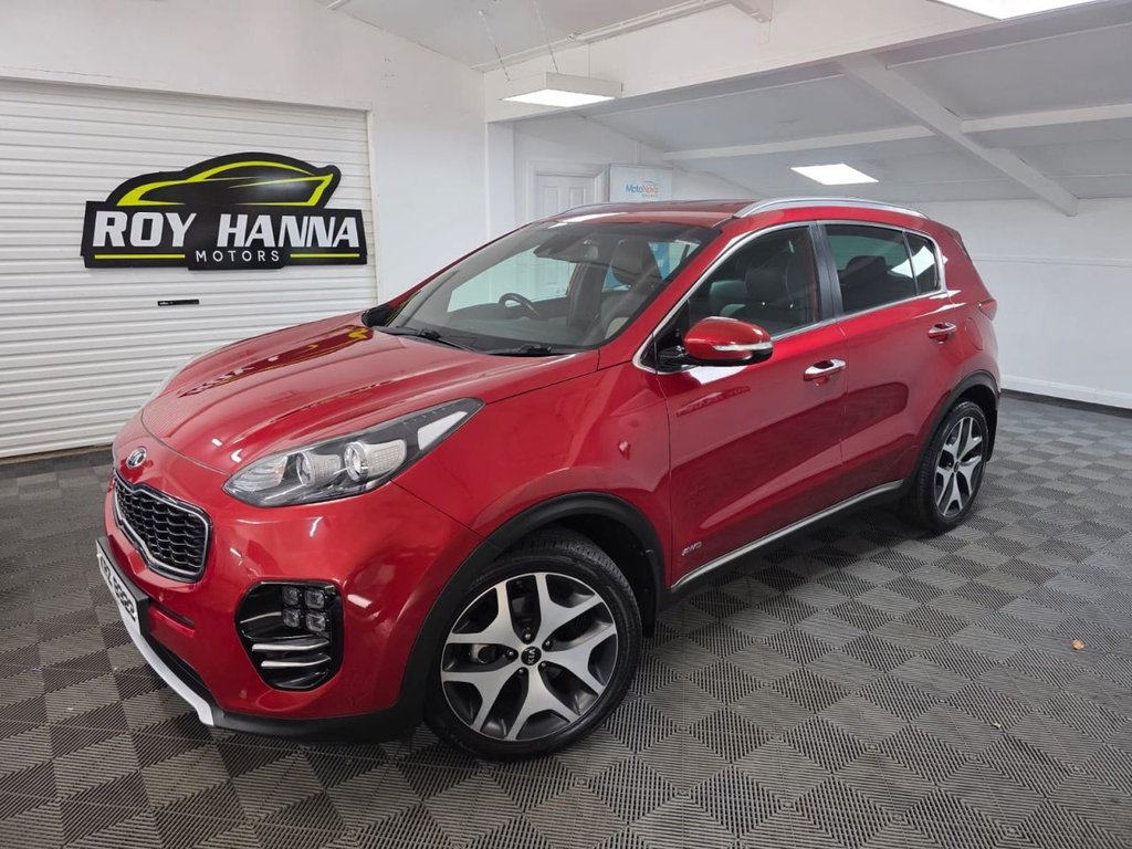 USED 2016 KIA SPORTAGE 2.0 CRDi GT-Line SUV 5dr Diesel Manual AWD Euro 6 (134 bhp) Bluetooth - Cruise Control !
