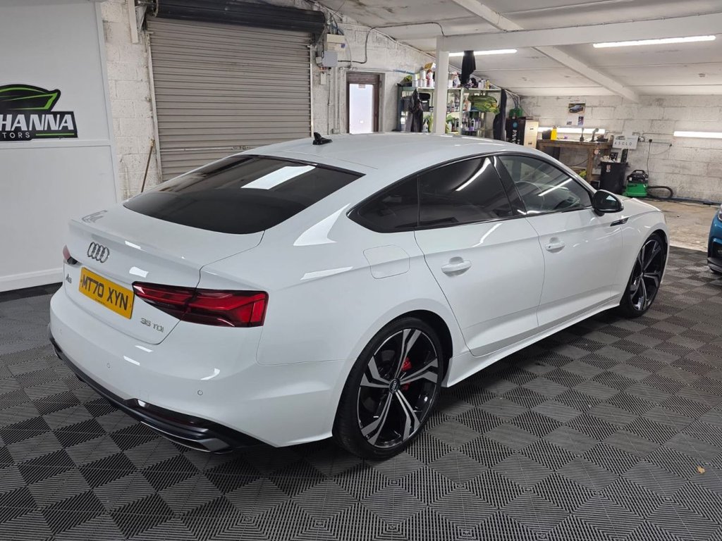 USED 2020 70 AUDI A5 2.0 TDI 35 S line Sportback 5dr Diesel S Tronic Euro 6 (s/s) (163 ps) Bluetooth - SATNAV !
