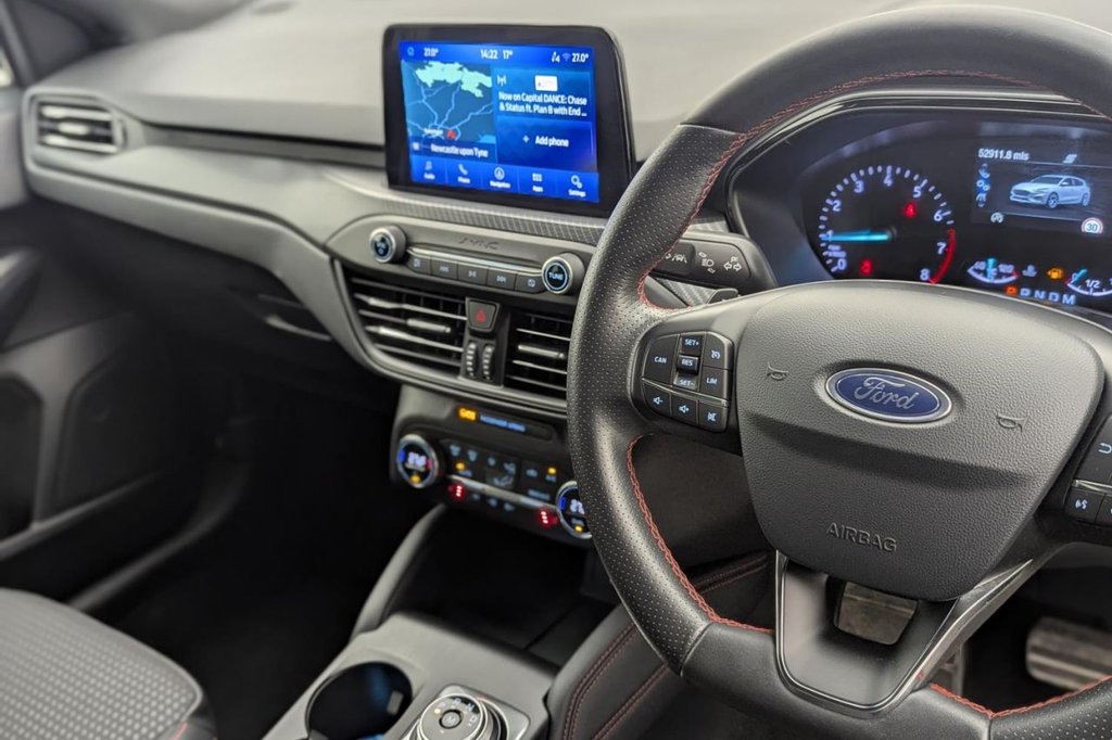 USED 2019 19 FORD FOCUS 1.5T EcoBoost ST-Line X Hatchback 5dr Petrol Auto Euro 6 (s/s) (182 ps) Car Play, Heated Screen, DAB