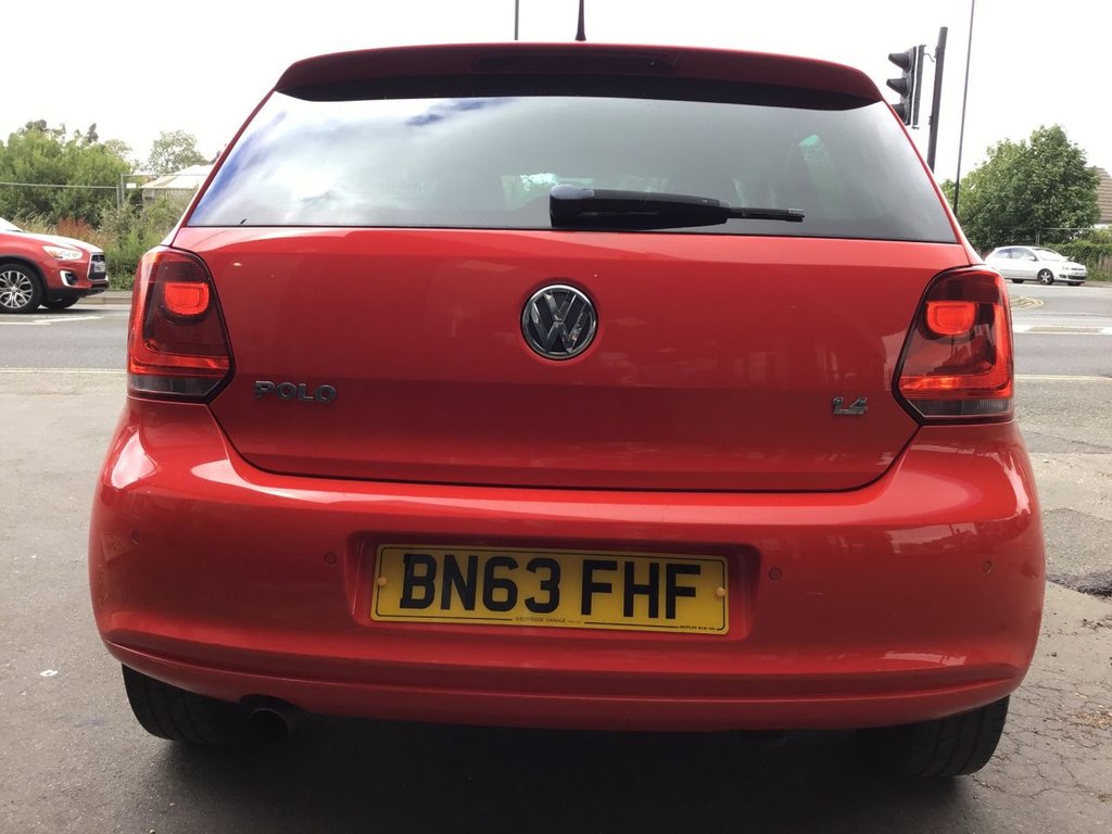 USED 2013 63 VOLKSWAGEN POLO 1.4 Match Edition Hatchback 5dr Petrol Manual Euro 5 (85 ps) 