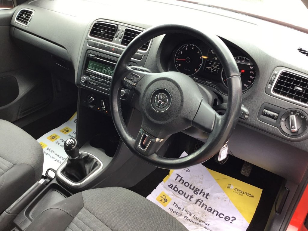 USED 2013 63 VOLKSWAGEN POLO 1.4 Match Edition Hatchback 5dr Petrol Manual Euro 5 (85 ps) 