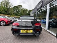 USED 2018 18 MERCEDES-BENZ C-CLASS 2.1 C220d AMG Line Cabriolet 2dr Diesel G-Tronic+ 4MATIC Euro 6 (s/s) (170 ps) A FINE EXAMPLE THROUGHOUT