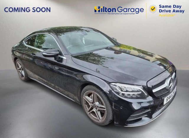 USED 2018 68 MERCEDES-BENZ C-CLASS 2.0 C 220 AMG Line D Auto 2dr CLICK+COLLECT / HOME DELIVERY