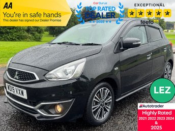 2019 MITSUBISHI MIRAGE 1.2 4 Hatchback 5dr Petrol CVT Euro 6 (s/s) (79 ps) &pound;8995.00