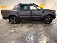 USED 2021 71 FORD RANGER 2.0 EcoBlue Wildtrak Pickup Double Cab 4dr Diesel Auto 4WD Euro 6 (s/s) (213 ps) Sat Nav-Leather-Cruise-DAB-Heated seats-Rear camera-Privacy-Alloys 1 OWNER FORD SERVICE HISTORY-A/C-ALLOY WHEELS-3 SEATS-CRUISE-DAB 4WD