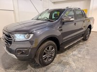 USED 2021 71 FORD RANGER 2.0 EcoBlue Wildtrak Pickup Double Cab 4dr Diesel Auto 4WD Euro 6 (s/s) (213 ps) Sat Nav-Leather-Cruise-DAB-Heated seats-Rear camera-Privacy-Alloys 1 OWNER FORD SERVICE HISTORY-A/C-ALLOY WHEELS-3 SEATS-CRUISE-DAB 4WD