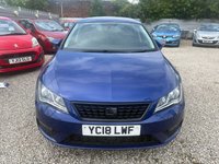 USED 2018 18 SEAT LEON 1.2 TSI SE Dynamic Technology Hatchback 5dr Petrol Manual Euro 6 (s/s) (110 ps) SAT NAV. LOW INSURANCE GROUP