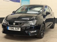 USED 2016 16 SEAT IBIZA 1.2 TSi FR Sport Coupe Navigation 3 Door Petrol Manual Euro 6 (110 ps) 10 SERVICES TO 55,005 MILES