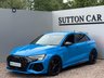 USED 2022 22 AUDI RS3 2.5 TFSI Carbon Black Sportback S Tronic quattro Euro 6 (s/s) 5dr TURBO BLUE/B & O SOUND/CARBON