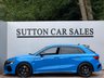 USED 2022 22 AUDI RS3 2.5 TFSI Carbon Black Sportback S Tronic quattro Euro 6 (s/s) 5dr TURBO BLUE/B & O SOUND/CARBON