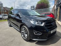 USED 2018 18 FORD EDGE 2.0 TDCi Sport SUV 5dr Diesel Powershift AWD Euro 6 (s/s) (210 ps) BLACK HEATED LEATHER SEATS ALLOYS