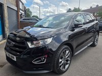USED 2018 18 FORD EDGE 2.0 TDCi Sport SUV 5dr Diesel Powershift AWD Euro 6 (s/s) (210 ps) BLACK HEATED LEATHER SEATS ALLOYS