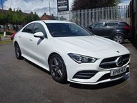USED 2019 19 MERCEDES-BENZ CLA 1.3 CLA180 AMG Line Coupe 4dr Petrol 7G-DCT Euro 6 (s/s) (136 ps) 6 MONTHS RAC PLATINUM WARRANTY DAB