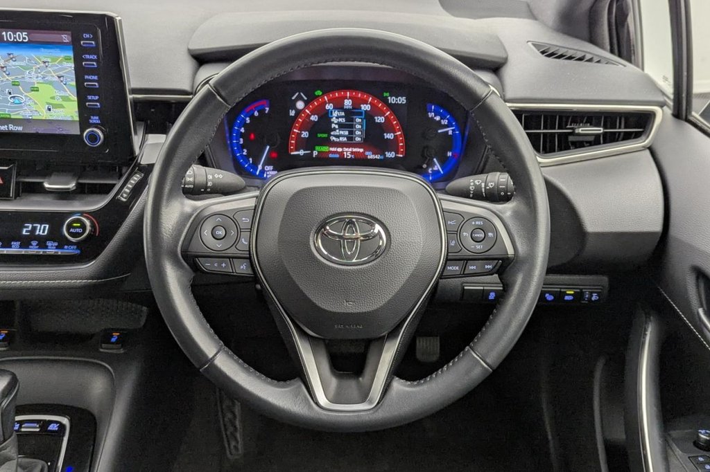USED 2021 71 TOYOTA COROLLA 1.8 VVT-h GPF Icon Tech Touring Sports 5dr Petrol Hybrid CVT Euro 6 (s/s) (122 ps) Car Play, Heated Seats, Cruise