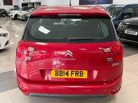 USED 2014 14 CITROEN GRAND C4 PICASSO 1.6 e-HDi Airdream Exclusive MPV 5dr Diesel Manual Euro 5 (s/s) (115 ps) COMPREHENSIVE SERVICE HISTORY & STUNNING C4 IN RED + REVERSE CAMERA