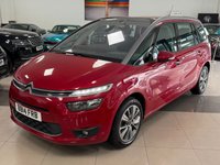 USED 2014 14 CITROEN GRAND C4 PICASSO 1.6 e-HDi Airdream Exclusive MPV 5dr Diesel Manual Euro 5 (s/s) (115 ps) COMPREHENSIVE SERVICE HISTORY & STUNNING C4 IN RED + REVERSE CAMERA