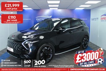 2023 KIA SPORTAGE 1.6 T-GDi GT-Line SUV 5dr Petrol Manual Euro 6 (s/s) (148 bhp) £21999.00