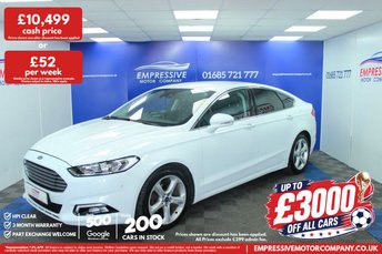 2018 FORD MONDEO 2.0 TDCi Titanium Edition Hatchback 5dr Diesel Manual Euro 6 (s/s) (150 ps) £10499.00