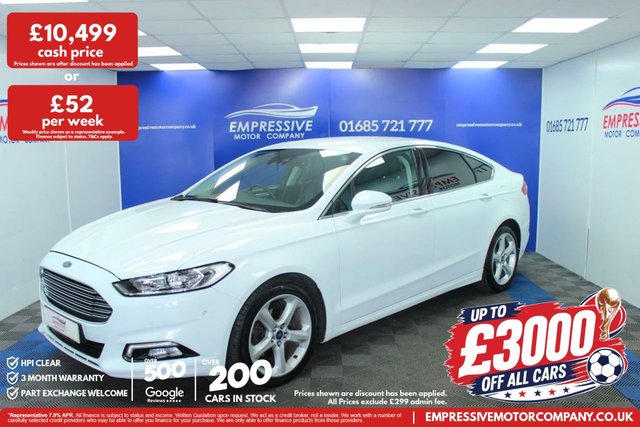 View our Ford Mondeo range