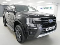 USED 2024 74 FORD RANGER 2.0 EBL 205 BHP WILDTRAK 4WD AUTOMATIC GLAZED CANOPY NEW SHAPE | CANOPY | SAT NAV | LEATHER