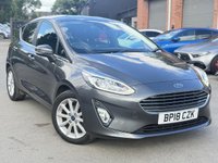 USED 2018 18 FORD FIESTA 1.0T EcoBoost Titanium Hatchback 5dr Petrol Auto Euro 6 (s/s) (100 ps) PARKING SENSORS - HEATED SEATS