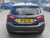 USED 2018 18 FORD FIESTA 1.0T EcoBoost Titanium Hatchback 5dr Petrol Auto Euro 6 (s/s) (100 ps) PARKING SENSORS - HEATED SEATS