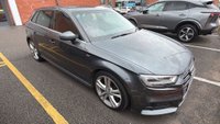 USED 2019 19 AUDI A3 1.6 TDI 30 S line Sportback 5dr Diesel Manual Euro 6 (s/s) (116 ps) 2 KEYS, FSH, 12m MOT INCLUDED