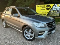 USED 2013 13 MERCEDES-BENZ M-CLASS 2.1 ML250 BlueTEC AMG Sport SUV 5dr Diesel G-Tronic 4WD Euro 6 (s/s) (204 ps) CRUISE,HEATED SEATS,DAB,AUTO LIGHTS