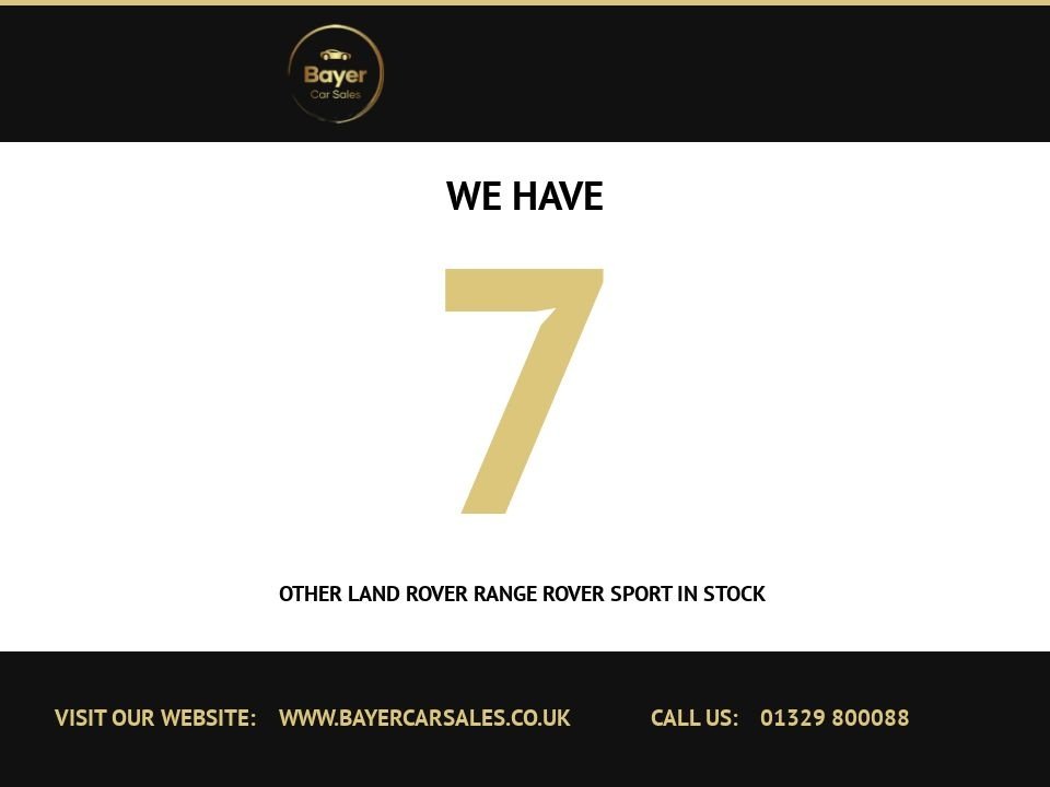 USED 2021 21 LAND ROVER RANGE ROVER SPORT 3.0 D250 MHEV HSE SUV 5dr Diesel Auto 4WD Euro 6 (s/s) (250 ps) FINANCE AVAILABLE