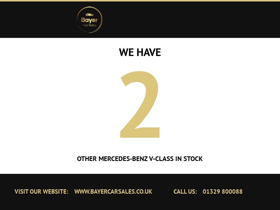 USED 2016 16 MERCEDES-BENZ V-CLASS 2.2 V250d BlueTEC SE MPV 5dr Diesel G-Tronic+ Euro 6 (s/s) 8 Seat XLWB (190 ps) FINANCE AVAILABLE