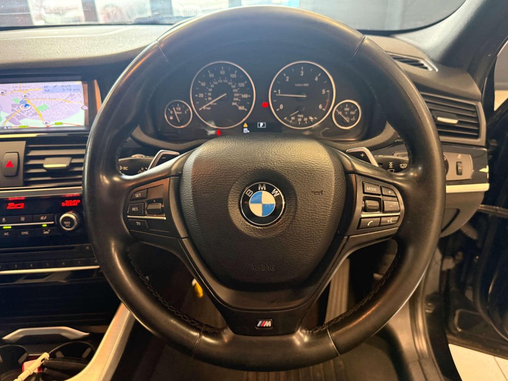USED 2016 16 BMW X4 2.0 X4 xDrive 20d M Sport Auto 4WD 5dr SH + SAT NAV + LEATHER