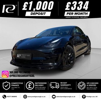 2020 TESLA Model 3 (Dual Motor) Long Range Saloon 4dr Electric Auto 4WDE (346 ps) &pound;18990.00