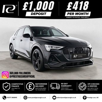2022 AUDI E-TRON 50 S line SUV 5dr Electric Auto quattro 71.2kWh (11kW Charger) (313 ps) &pound;23990.00