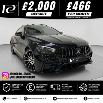 2021 MERCEDES-BENZ E-CLASS 2.0 E300 AMG Line Night Edition (Premium Plus) Coupe 2dr Petrol G-Tronic+ Euro 6 (s/s) (245 ps) &pound;29990.00