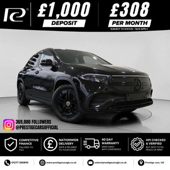 2022 MERCEDES-BENZ EQA EQA 300 66.5kWh AMG Line SUV 5dr Electric Auto 4MATIC (228 ps) &pound;18990.00